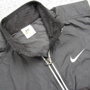 Vintage‎ Nike Vest Mens Small Track Running Jacket Full Zip Reflective Tape 90s